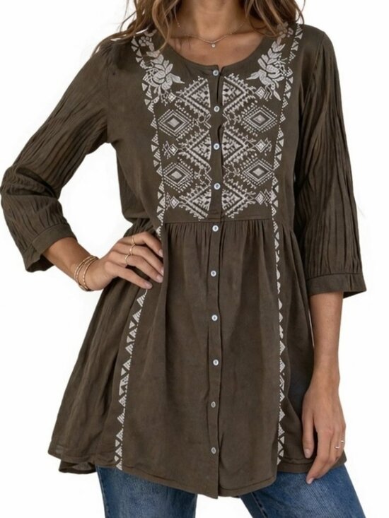 Johnny Was Tops - Johnny Was 3 J Workshop Woman's top size XS